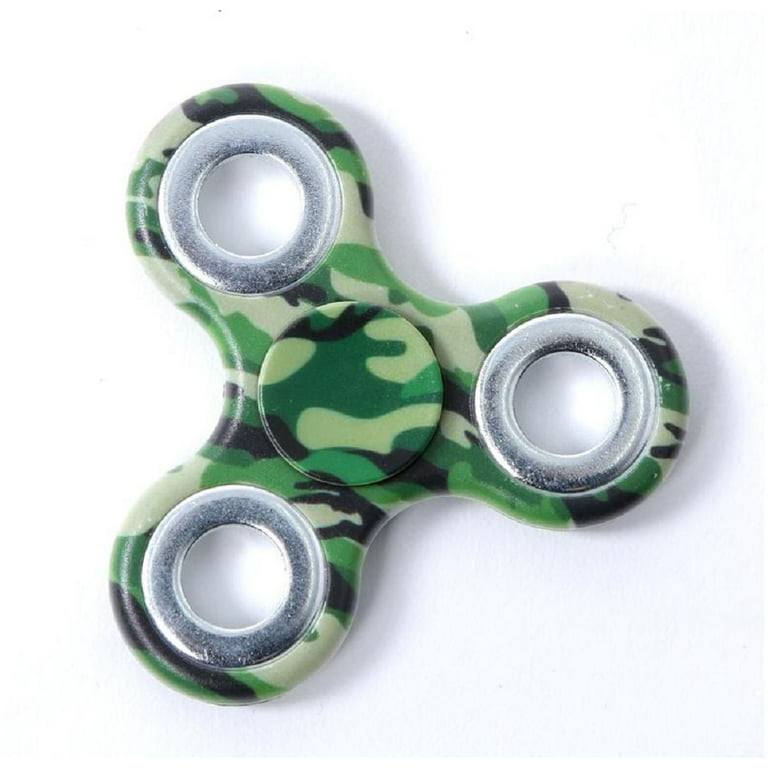 Accent Tri Fidget Hand Spinner Toys, Ultra Fast Bearings, Finger Toy, Great  Gift for ADD, ADHD, Anxiety and Autism Adult Children (Camo Green)