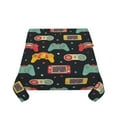 thumbnail image 5 of Wukai Retro Video Game Waterproof Tablecloth for Kitchen Dining, Fits Square Tables for 2-4 Seats -60"x60", 5 of 7