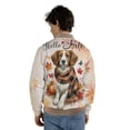 thumbnail image 5 of Hello Fall Brittany Spaniel Scarf Welcome Autumn with Leaves Pumpkins All Over Print 3D Baseball Jacket Brittany Dog Lover Gifts Idea Bomber Jacket Softball - 00011, 5 of 6