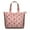 Pink Cow Strawberry, variant on White Cow Moo Pattern Travel Tote Bags for Women Carry On,Large Weekender Bags for Women Travel,Multi Functional Duffle Bag for Work,Shopping,Sports
