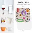 thumbnail image 6 of Pofeuu Dog Doing Yoga Print Coasters for Drinks, 4Pack PU Leather Coasters, Bar Drink Coasters for Tabletop Protection, Furniture from Damage-Square, 6 of 6