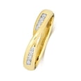 thumbnail image 2 of 18k Gold 3.6mm Slight Court Comfort Women Diamond Wedding Band/Ring Brilliant Cut 0.16 Carat G - SI1, 2 of 3