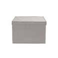 Household Essentials Extra Large Fabric Storage Bin with Lid, Set of 2