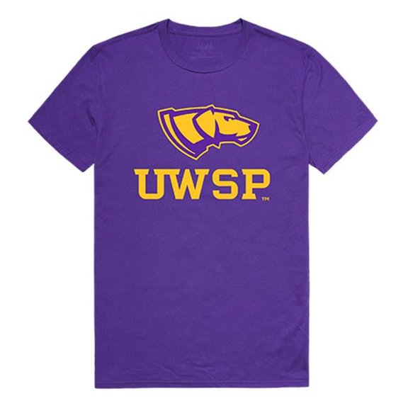 W Republic 506-412-PUR-02 University of Wisconsin-Stevens Point the Freshman T-Shirt, Purple - Medium