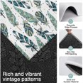 thumbnail image 3 of Blue Boho Tribal Feathers Pattern Kitchen Rugs Sets Of 3,Kitchen Runner Rugs Non Skid Washable,Decorative Kitchen Floor Mats for Kitchen,Sink,Laundry,17"x30"+ 17"x47" + 17"x59", 3 of 6
