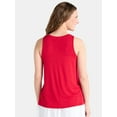 thumbnail image 3 of Time and Tru Women's High Low Tank Top, Sizes XS-XXXL, 3 of 5