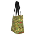 thumbnail image 2 of Vsdgher Squirrel And Fox In The Forest print Reusable Shopping Grocery Bags for Women Shopping with Pouch Foldable Pouch Lightweight Polyester Fabric, 2 of 6