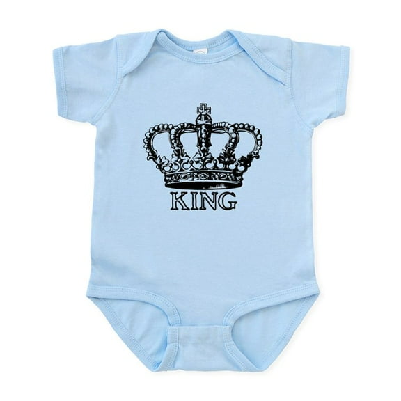 CafePress - King Crown Infant Bodysuit - Baby Light Bodysuit, Size Newborn - 24 Months