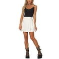 thumbnail image 2 of Allegra K Knit Crop Cami Top for Women's Crochet Lace Spaghetti Strap Y2k Tank Tops, 2 of 5