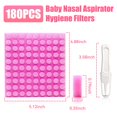 thumbnail image 2 of Filtros higiénicos de repuesto para limpiador nasal de bebé, 180 piezas, 2 of 7