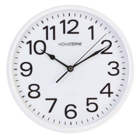 Hometime 10 White Wall Clock
