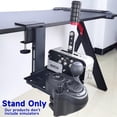 thumbnail image 4 of Ajustable Desk Shifter Mount For Racing Game Sim Shifter And Handbrake Black Shifter Stand Compatible With Logitech G Thrustmaster TH8A Shifter, TSS Handbrake, 4 of 8