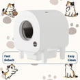thumbnail image 3 of Towallmark Automatic Self-Cleaning Cat Litter Box, 68L Smart Robot with App Control - Dual Safety Protection & Odor Removal, Includes 1 Roll Trash Bags, 3 of 8