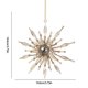 thumbnail image 3 of onlyliua Oferta Por Tiempo Limitado Adornos para Árboles de Navidad, Diseño de Escenas para Ventanas, Accesorios Colgantes, Acrílico Transparente, Forma Especial, Copo de Estereoscópico, 3 of 6