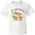 thumbnail image 3 of Inktastic My Grandma Loves Me with Cute Squirrels in Autumn Youth T-Shirt, 3 of 5