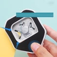 thumbnail image 7 of Craft Paper Corner Rounder Punch, DIY Projects, , Card Making, Gift Tags Craft Handmade Embossing Tool, Round Edges Borders Cutter - Blue, 7 of 7