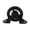 black, variant on Mosiee Folding Bicycle Easy Wheels Mudguard Wheels for Brompton for 3Sixty Bicycle Black