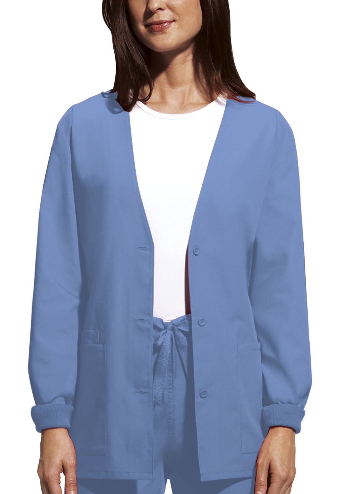 Cherokee 4301 Women's Workwear Cardigan Warm-Up Scrub Jacket Chz Color/Size 