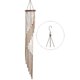 thumbnail image 1 of Campanas de viento para exteriores, campanillas de viento conmemorativas de 90 cm con ganchos, diseño de madera, 1 of 2