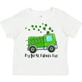 thumbnail image 3 of Inktastic My 1st St. Patrick's Day Green Fire Truck with Clovers Boys or Girls Toddler T-Shirt, 3 of 5