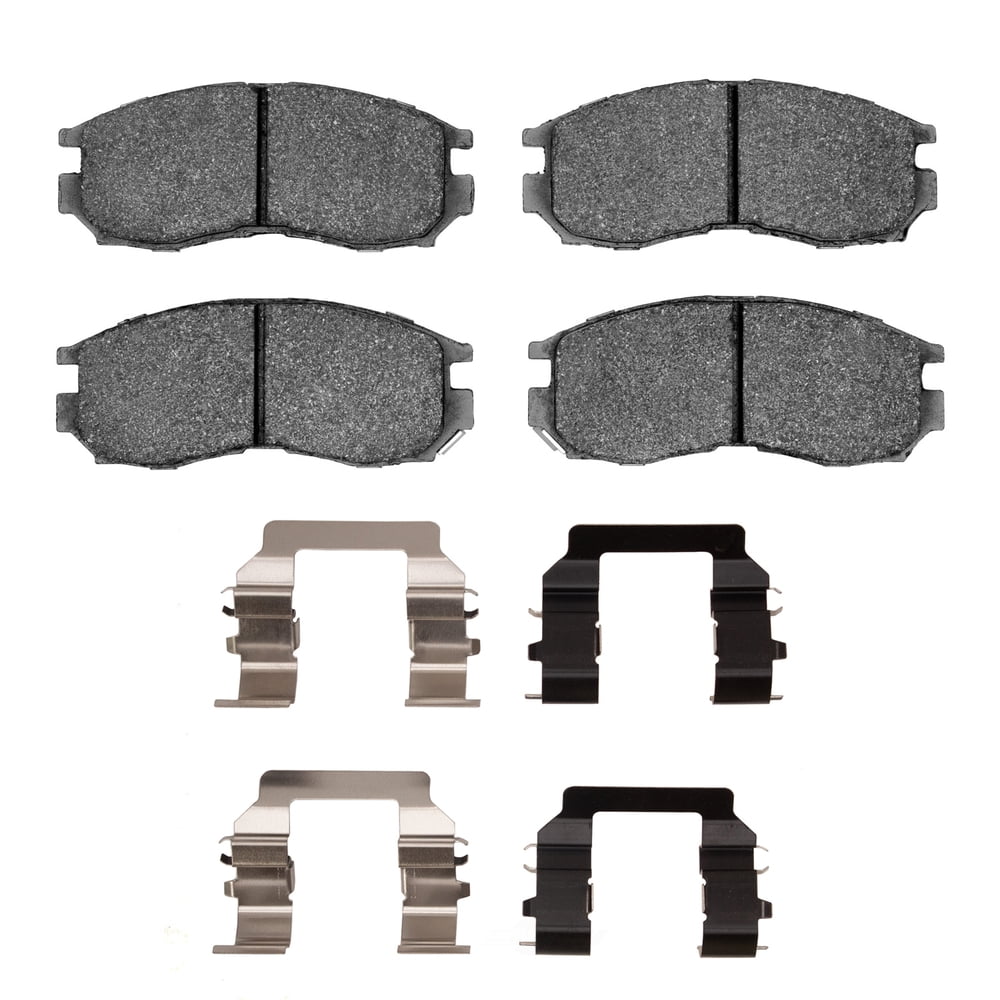 Dynamic Friction Company 1551-0484-01 DFC 5000 Advanced Brake Pads - Ceramic and Hardware Kit - OE