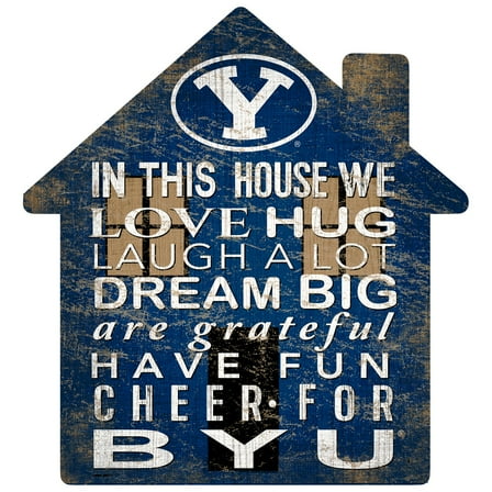 BYU Cougars 12'' Team House Sign