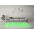 thumbnail image 3 of Ahgly Company Indoor Rectangle Solid Emerald Green Modern Area Rugs, 2' x 5', 3 of 4