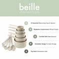 thumbnail image 2 of Beille 19pc Wheat Straw Kitchen Utensil Set Peeler Cutter Grater Spoons Cups, 2 of 10