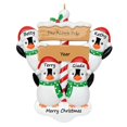thumbnail image 5 of Maxora Personalized Gifts for Christmas Personalized Christmas Ornament Family 4 North Pole Penguin Free Customize, 5 of 9