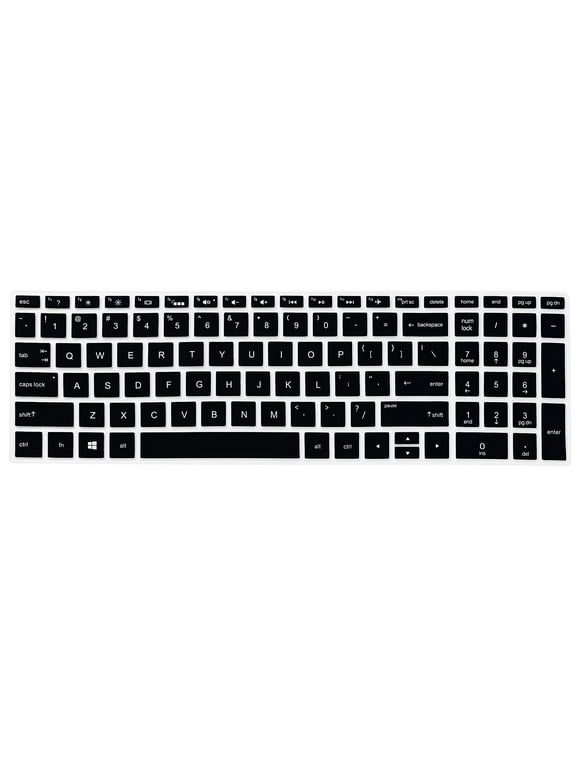 1 PC Ultra Thin Silicone Black Keyboard Cover Skin for HP Pavilion 15 Laptop