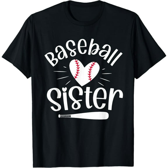 Baseball Sister Funny for Baseball Sisters Fans T-Shirt