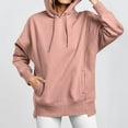 thumbnail image 4 of MeetoTime Sweat à Capuche pour Femmes Automne Léger en Polaire Manches Longues Surdimensionné, 4 of 8