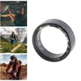 thumbnail image 1 of Display Smart Ring with APP Display Screen Multiple Sports Modes IP68 Water Resistant Stainless Steel 18mAh Smart Fitness Ring for Cycling Running, 1 of 7