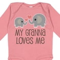 thumbnail image 4 of Inktastic My Granna Loves Me Boys or Girls Long Sleeve Baby Bodysuit, 4 of 5