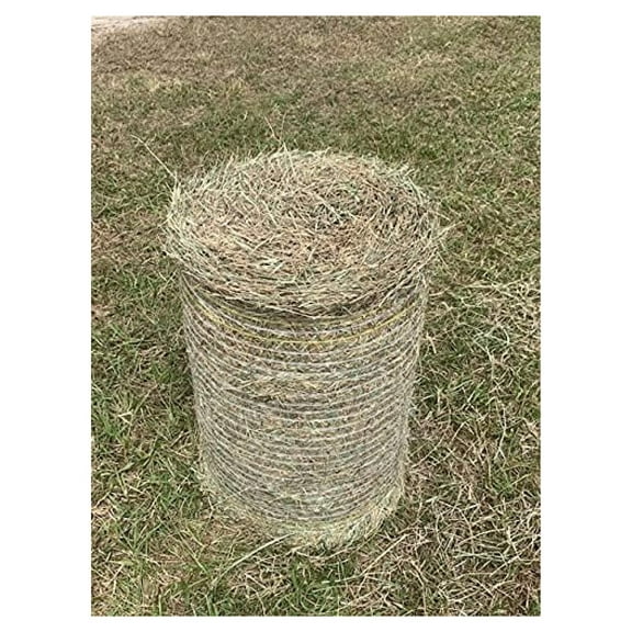 Premium, 100 Natural Coastal Bermuda HAY ROLL (Approximately 30lb) for Erosion Control, Mulch, Compost, Animal Bedding, ETC.