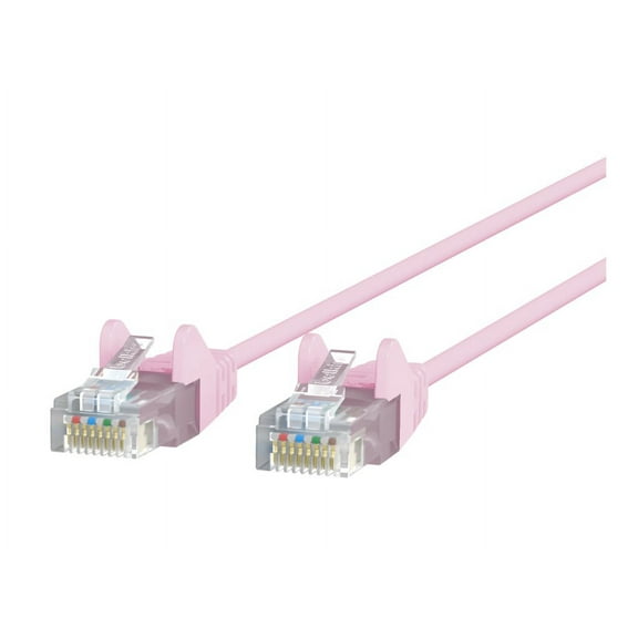 Belkin CE001B07-PNK-S Cat6 Slim 28awg Cable - Pink -7ft