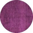 thumbnail image 1 of Ahgly Company Indoor Round Abstract Purple Modern Area Rugs, 5' Round, 1 of 4