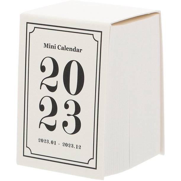 Calendar Desk Mini Desktop Daily Standing Pad Off Planner Wall Office