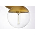 thumbnail image 5 of Eclipse 7 Lights Brass Pendant With Clear Glass, 5 of 5