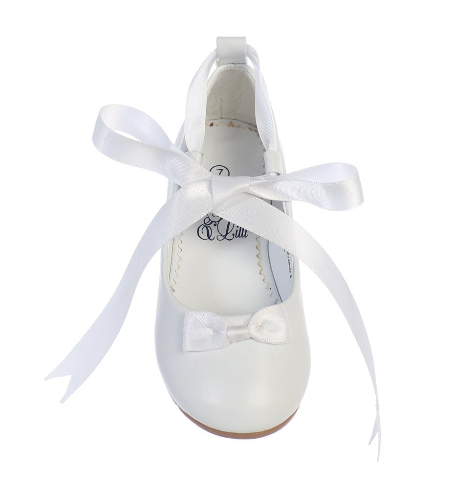 ballet style flats with ribbon