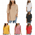 thumbnail image 6 of Higustar Womens Plus Size Tops Short Sleeve V Neck Tunic Shirts Casual Floral Embroidered Loose Summer Fall Blouses Mexican Peasant Cotton Shirts-Khaki/338/H-3XL, 6 of 10