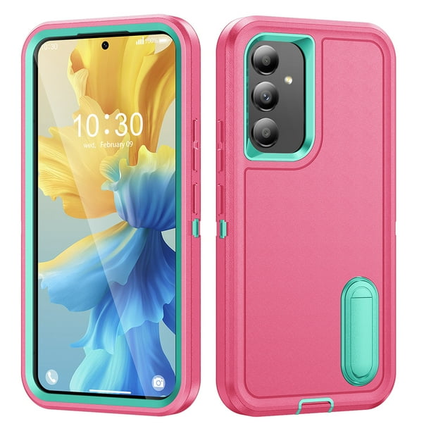 Hard Polycarbonate Shell Back Cover Case for Samsung Galaxy A54 5G Strong Dual Layer Back Cover with Side Kickstand