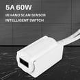 thumbnail image 2 of 5A 60W Ir Hand Sweep Sensor Smart Switch Dc 12V/24V InterrUpteUr Connector Hand Wave Light Motion Switch for Led Strips, 2 of 8