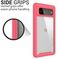 thumbnail image 4 of CoverON Military Grade Slim Cell Phone Case with Screen Protector for Google Pixel 6, Pink, 4 of 9