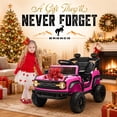 thumbnail image 6 of Conchico Licensed Ford Bronco Raptor 12V Kids Ride on Cars with Remote Control, Battery Powered Ride on Toys with All-Terrain Wheels, Toddler Electric Car with Music for Boys Girls 3-5, Pink, 6 of 9