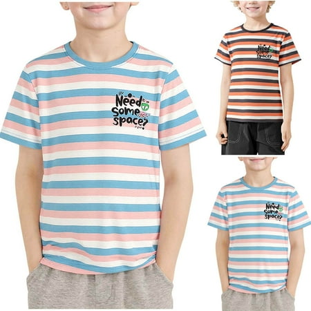 AHTJRT Colorblock Tshirts for Kids Unisex Loose Crew Neck Short Sleeve Shirt Fashion Letter Printed Silk Cotton Soft Basic Tops Gray 12-13 Years AHTJRT Colorblock Tshirts for Kids Unisex Loose Crew Neck Short Sleeve Shirt Fashion Letter Printed Silk Cotton Soft Basic Tops Gray 12-13 Years