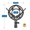 thumbnail image 2 of Universal Shock Mount for Microphones 45mm-52mm A, 2 of 5