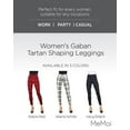 thumbnail image 2 of SlimMe Women's Gaban Tartan Shaping Leggings - Womens - Female, 2 of 12
