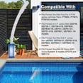 thumbnail image 2 of LEEYNEER 24800-0120 Ensemble de Purge d'Air de Remplacement pour Filtre de Piscine et Spa Pentair Sta-Rite avec Tuyau en Plastique et Écran de Filtre WC8-126Z Convient au Système Sta-Rite Série 3 SMD de Piscine et Spa, 2 of 6