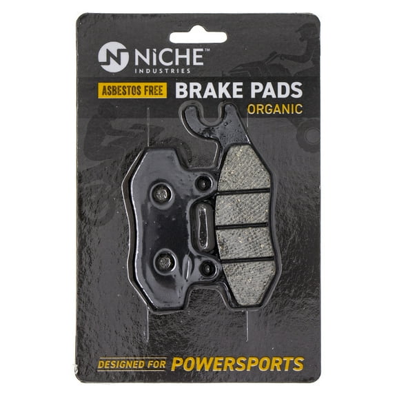Niche Brake Pad Set for Kawasaki Z400 Organic Motorcycle 519-KPA2530D